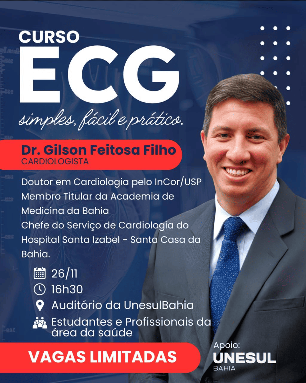 Curso ECG simples, fácil e prático